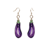 Eggplant Earrings