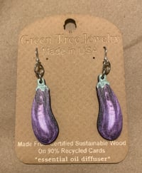 Image 2 of Eggplant Earrings