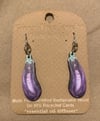 Eggplant Earrings