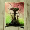 Swamp Shroom | Original Watercolor Painting