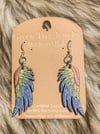 Macaw Wing Earrings
