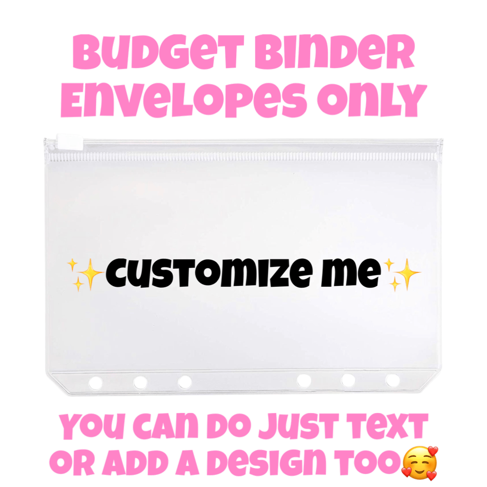 Image of Budget Binder Envelopes