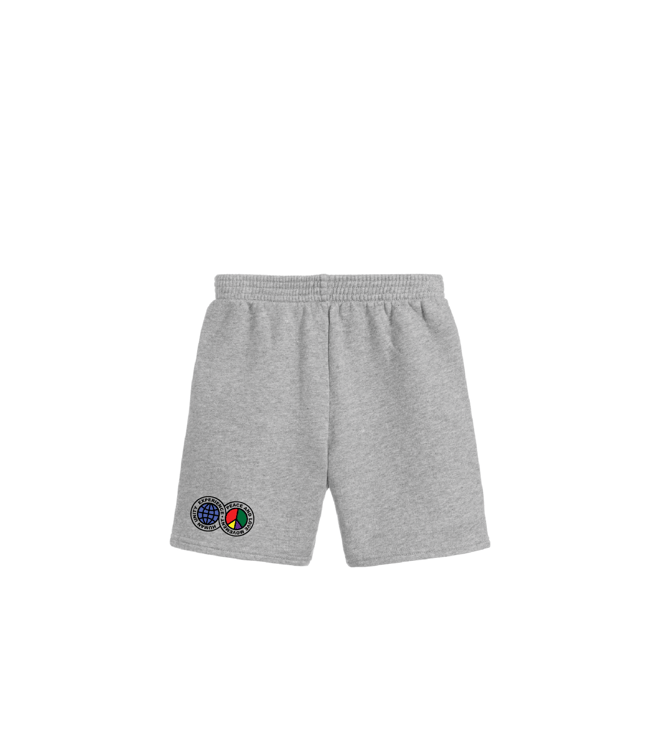 humanunitypaceandlovemovement grey shorts