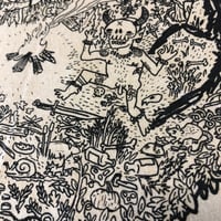 Image 3 of BIG GLADE ENERGY GOBLIN T-SHIRT // SAND