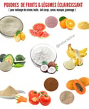 Poudre de fruits et légumes super éclaircissant 