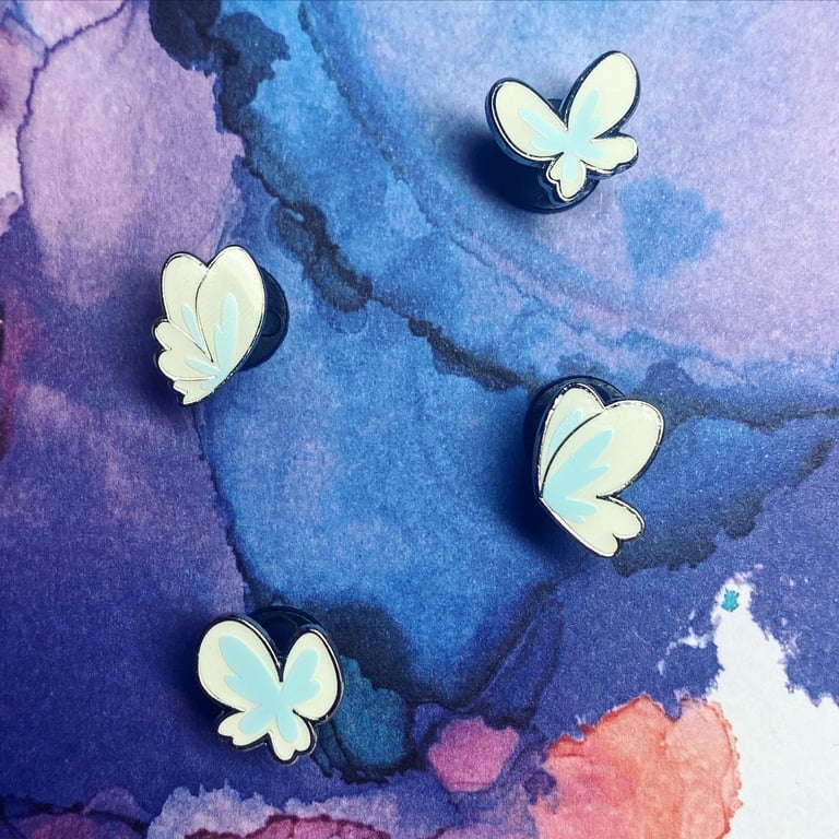 White Butterfly 4 Set