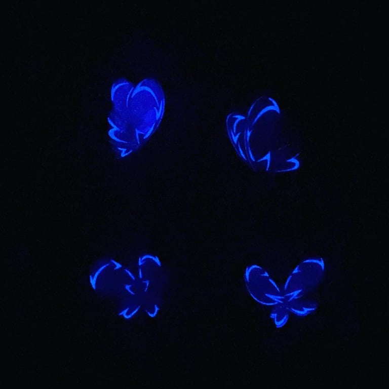 Purple Butterfly 4 Set Image 2