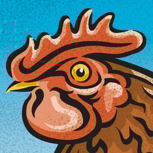 Image of 'Black Tail Hen' Open Edition Print