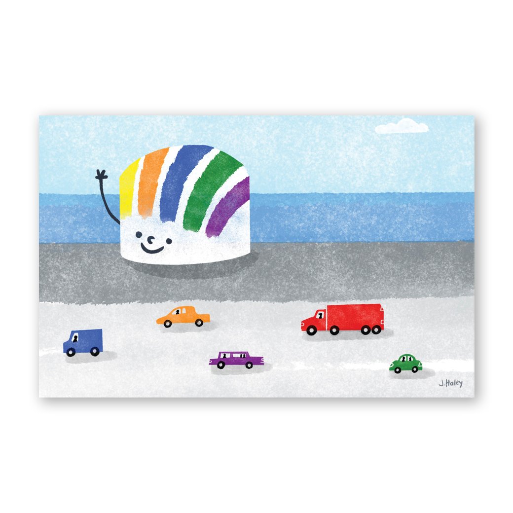 Dorchester Gas Tank Postcard Jesse Haley