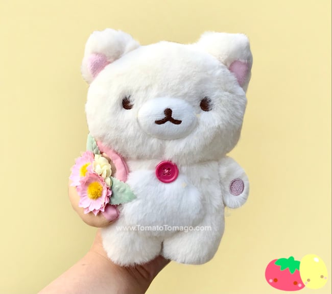 Korilakkuma Marche Flower Basket Plushie