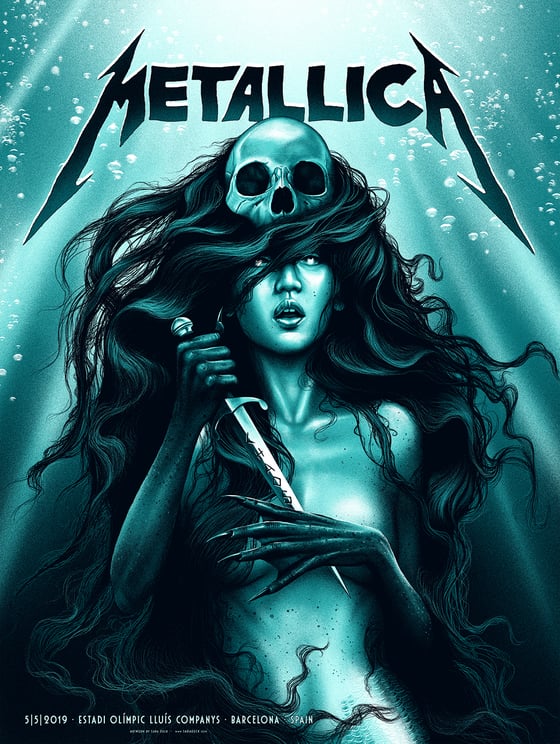 Image of *LOW STOCK* Metallica ~ Barcelona, Spain