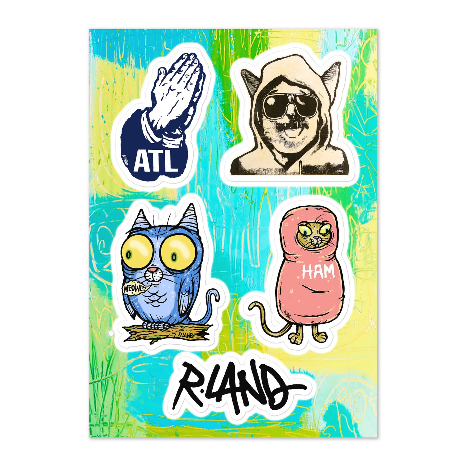 Image of NEW!! R. Land Multi-Sticker Sheet( Series 1)  
