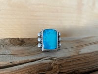 Image 1 of BALL TURQUOISE RING 