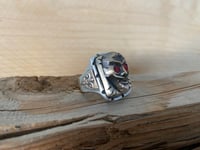Image 2 of DEVIL WITH RED EYES MEXICAN BIKER RING