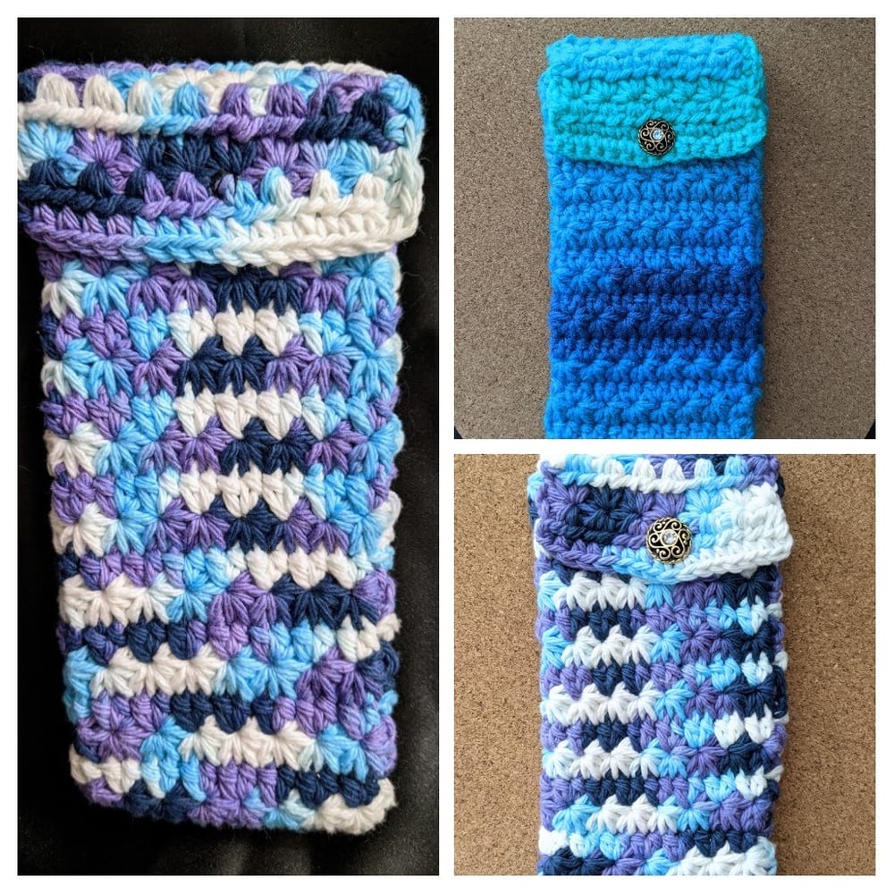 Image of Crochet phone case 