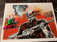 Image 2 of War, holo sticker and print