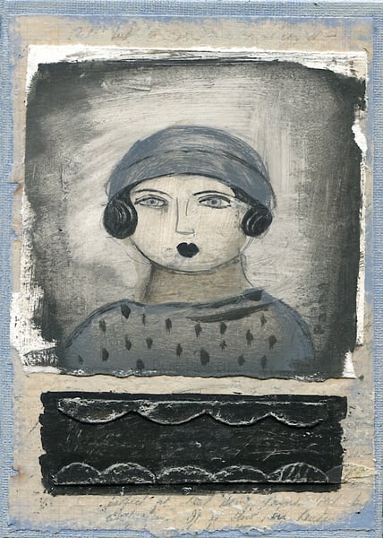 Image of Woman In Blue