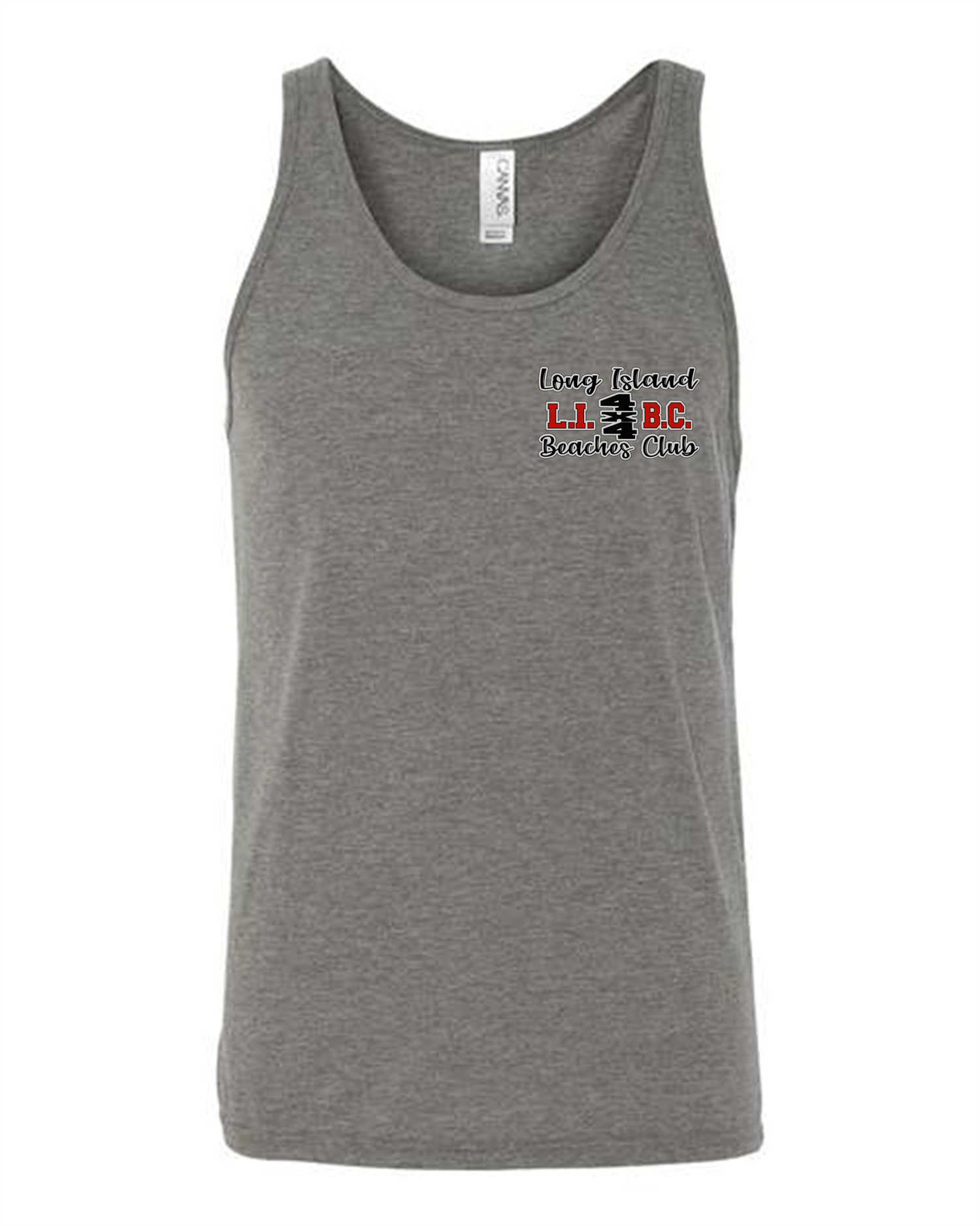 Image of Men's Club Tank Top-Gray Triblend