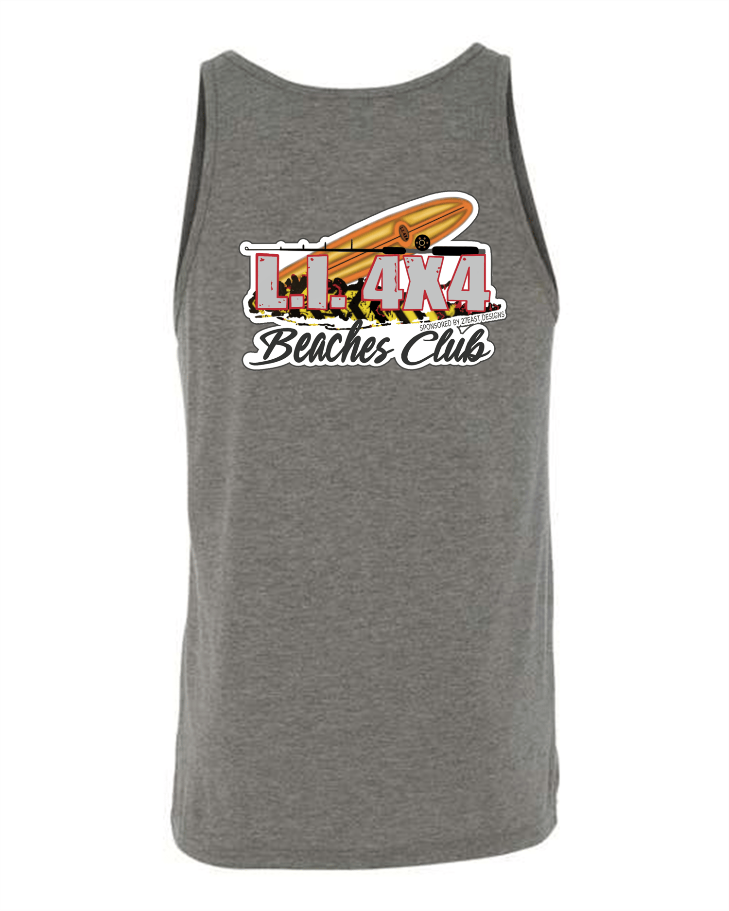 Image of Men's Club Tank Top-Gray Triblend