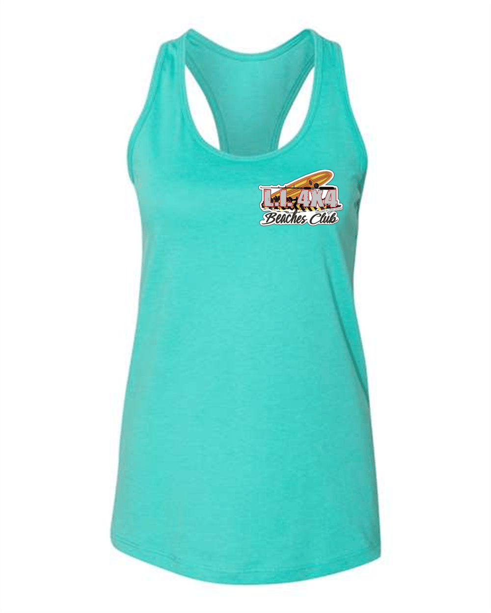 Image of Women's Club Tank Top- Teal PICK UP