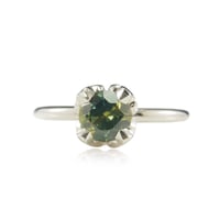 Image 2 of Mini Jasmine Yellow Green Australian Parti Sapphire ring