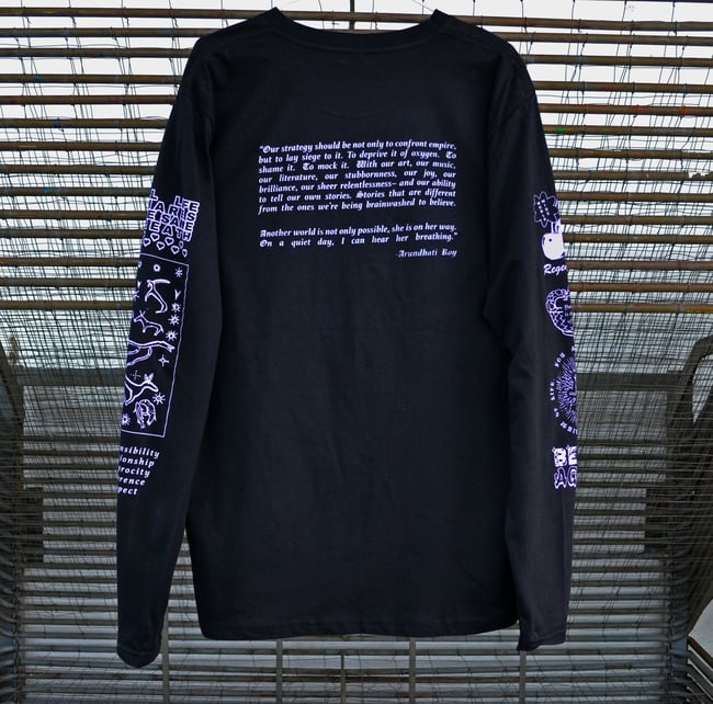 CAPITALISM ISN'T WORKING: BLACK LONGSLEEVE BY COURTNEY PRESBER