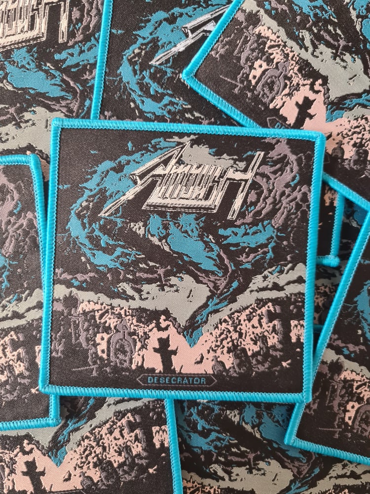 Image of NEW**  Desecrator - Blue border