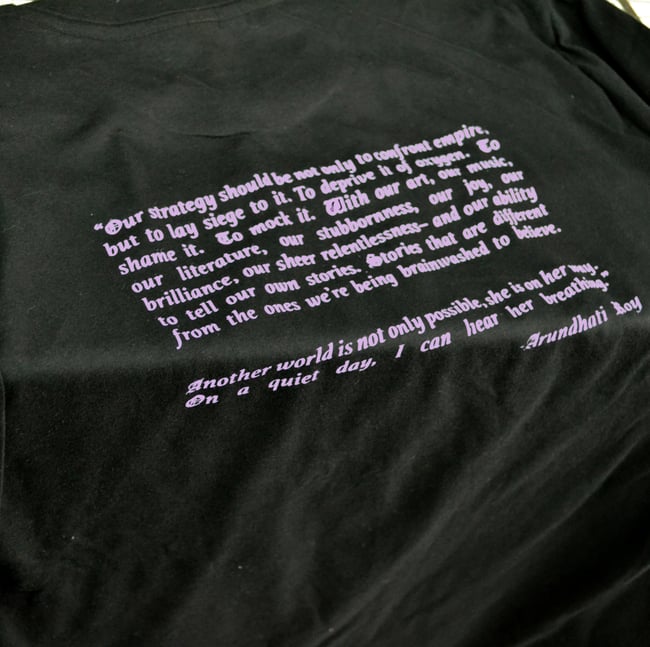 CAPITALISM ISN'T WORKING: BLACK LONGSLEEVE BY COURTNEY PRESBER