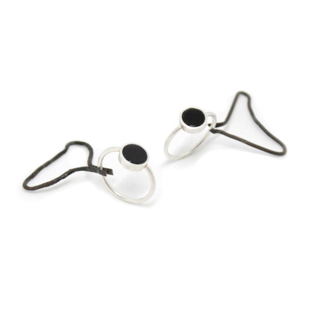 Image of ONYX DOT RINGS