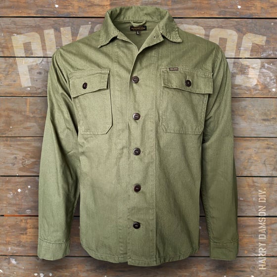 Image of PIKE BROTHERS 1962 OG-107 SHIRT OLIVE