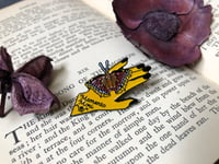 Image 1 of Memento Mori Butterfly Pin
