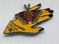 Image 3 of Memento Mori Butterfly Pin
