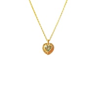 Image 1 of Green heart necklace