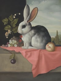 Image 1 of Still Life with Bunny Giclee Print