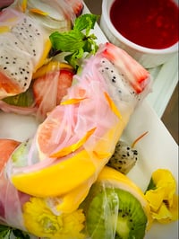 Image 2 of Fruit Stuffed Spring Rolls (half dozen)