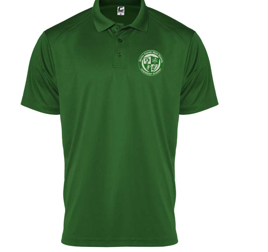 kelly green dri fit polo shirts