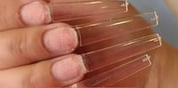 Image 1 of ALL SHAPE -REFILL TIPS BAG ( 50 PC) CLEAR