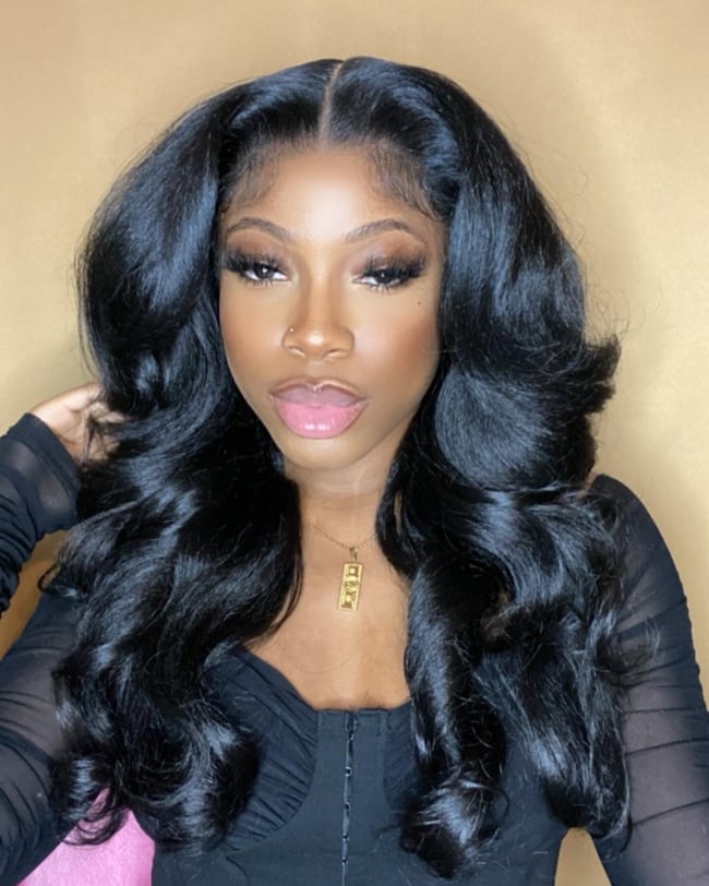 Natural Blow Out Wig | MonaeBee Collection