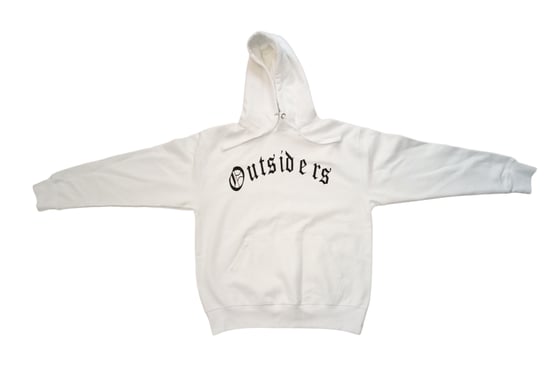 Image of Rebel Outsiders " White " Hoodie