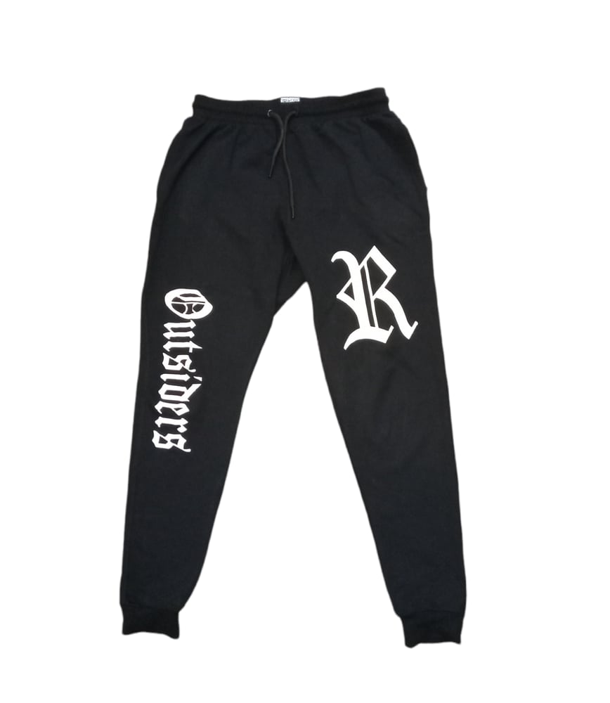 Image of Rebel Outsiders " Black " Sweatpants