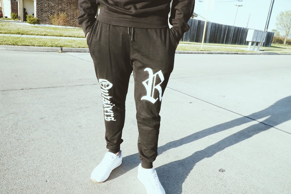 Image of Rebel Outsiders " Black " Sweatpants