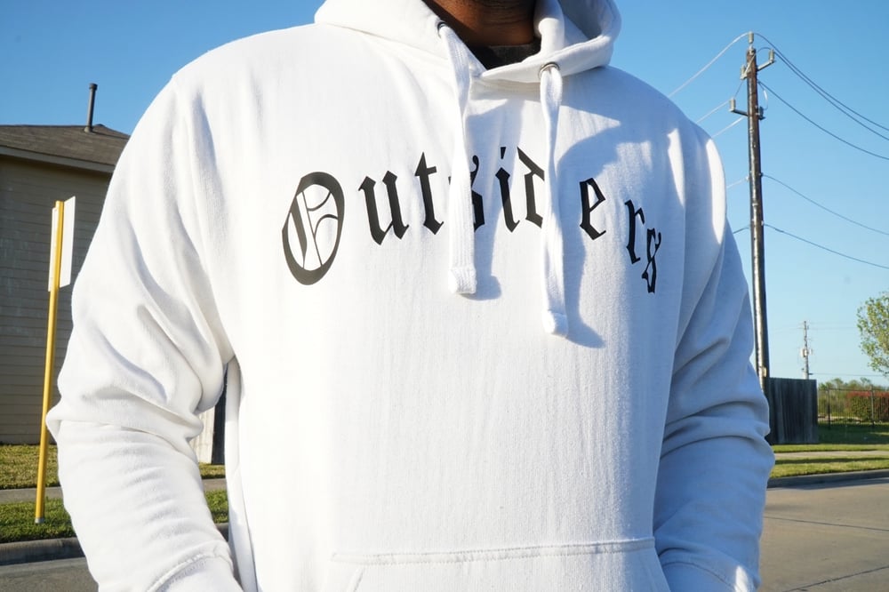 Image of Rebel Outsiders " White " Hoodie