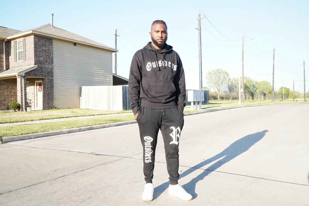 Image of Rebel Outsiders  "Black " Hoodie