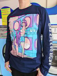 Image 5 of Launderette Unisex Anime Vaporwave Long-Sleeve Shirt