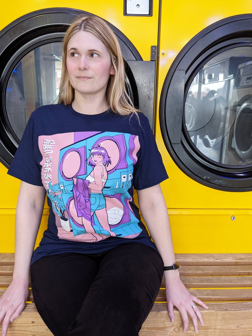 Launderette Anime Vaporwave Unisex T-Shirt