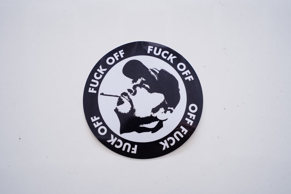 Image of Barry "Fuck Off" sticker