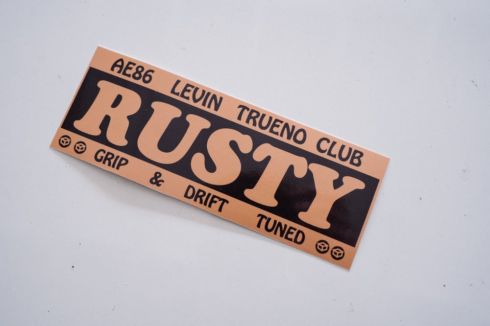 Image of AE86 CLUB RUSTY