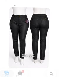 Image 3 of New Sz.22W Iman Black Jeans #120*2.0