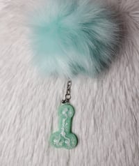 Sea Green Sperm Penis Keychain