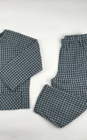 French Plaid Jacket and Trouser Set